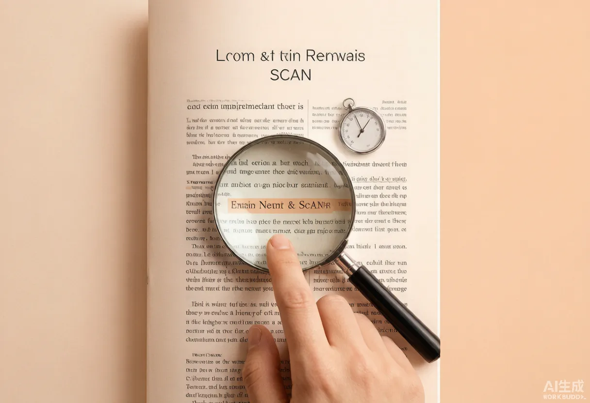 英语阅读理解提速：SKIM & SCAN 实战训练法